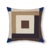 Ferm LIVING | Border Patchwork Cushion - Brown & Blue -Home Product Store 1104268644 1 1440x ecc98634 9c1c 4324 b1d7 be687592af07