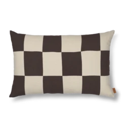 Ferm LIVING | Fold Patchwork Cushion - Coffee