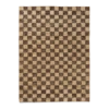 Ferm LIVING | Check Wool Jute Rug - Coffee/Natural - 140 X 200cm