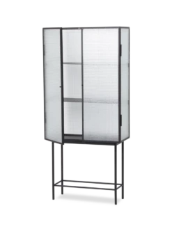 Ferm LIVING | Haze Vitrine - Wired Glass - Black