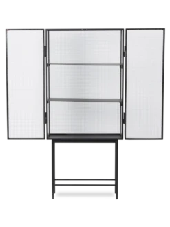 Ferm LIVING | Haze Vitrine - Wired Glass - Black -Home Product Store 3252 3 1566399457 750x b1e2af8b 3442 4da4 b078 56f7d71c630a