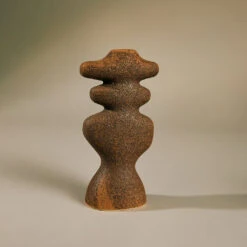 Ferm LIVING | Yara Candle Holder - Large - Dark Sand -Home Product Store Earl of East Christmas Gifting Bestselling 134 1 YARACANDLEHOLDER