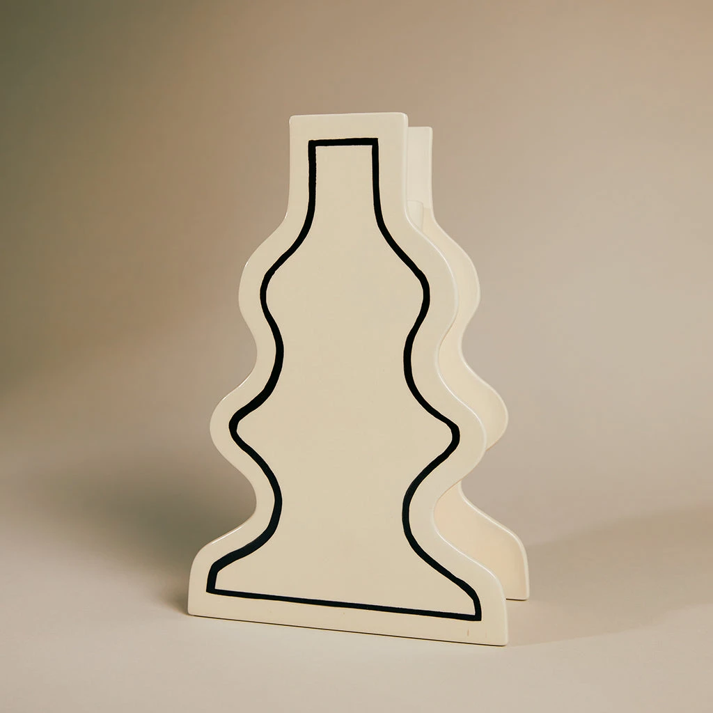 ferm LIVING | Paste Vase - Curvy - Off White Ferm LIVING | Paste Vase - Curvy - Off White -Home Product Store Earl of East Christmas Gifting For Her 53 1 FERMLIVING PASTEVASE