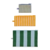 Baggu | Flat Pouch Set - Hotel Stripes -Home Product Store baggu