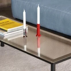 HAY | Arcs Candle Holder In Red - Large -Home Product Store earl of east arcs candle holder 2