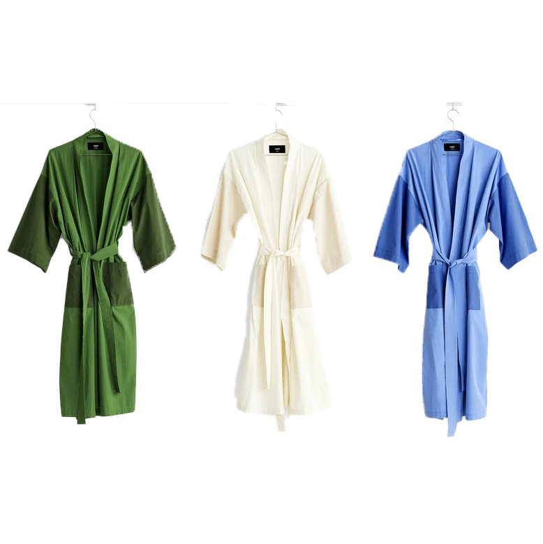 HAY | Cotton Duo Robe in Ivory HAY | Cotton Duo Robe In Ivory -Home Product Store earl of east duo robe