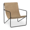Ferm LIVING | Desert Lounge Chair - Black Frame -Home Product Store earl of east ferm living desert chair black frame sand