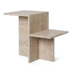 Ferm LIVING | Distinct Side Table - Travertine