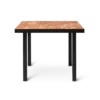Ferm LIVING | Flod Café Table - Terracotta And Black -Home Product Store earl of east ferm living flod cafe square table