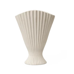 Ferm LIVING | Fountain Vase - Off White -Home Product Store earl of east ferm living fountain vase 2