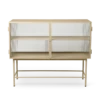 Ferm LIVING | Haze Sideboard - Reeded Glass - Cashmere -Home Product Store earl of east ferm living haze reeded sideboard glass cashmere