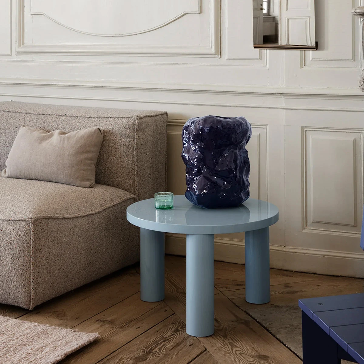 ferm LIVING | Post Coffee Table - Small - Ice Blue Ferm LIVING | Post Coffee Table - Small - Ice Blue -Home Product Store earl of east ferm living post coffee table 5