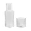 Ferm LIVING | Ripple Carafe Set - Small - Clear 1 Ferm LIVING | Ripple Carafe Set - Small - Clear -Home Product Store earl of east ferm living ripple carafe set clear 1