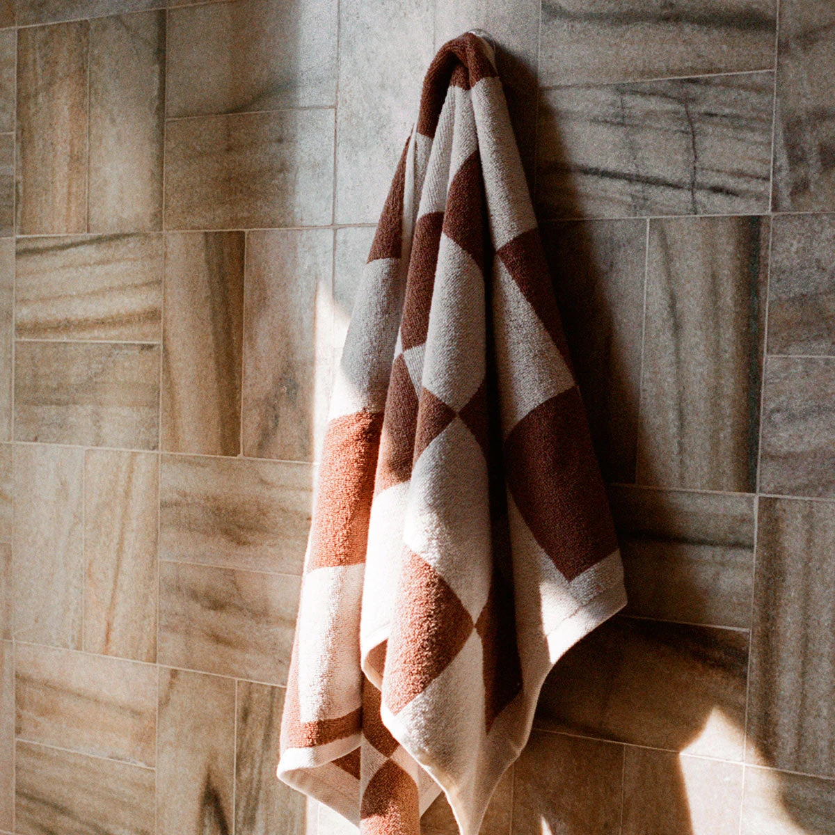 HAY | Cotton Hand Towel in Cappuccino HAY | Cotton Hand Towel In Cappuccino -Home Product Store earl of east hay check towel 2