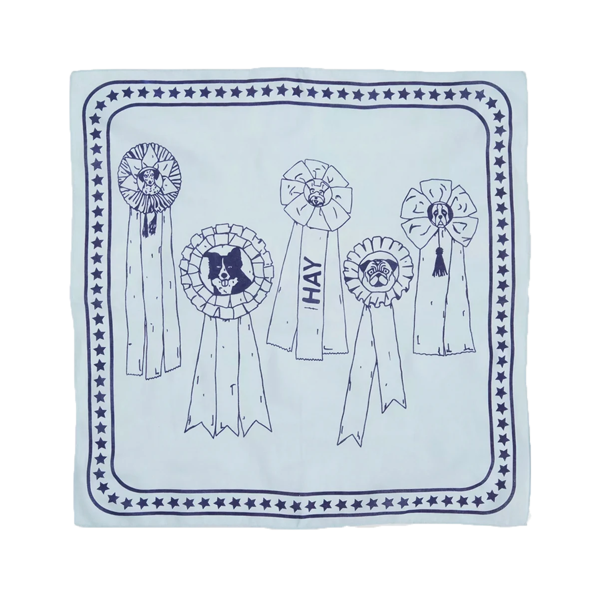 HAY | Dogs Scarf - Light Blue HAY | Dogs Scarf - Light Blue -Home Product Store earl of east hay dog scarf blue 2