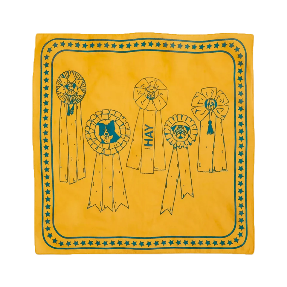 HAY | Dogs Scarf - Ochre Yellow HAY | Dogs Scarf - Ochre Yellow -Home Product Store earl of east hay dog scarf yellow 2