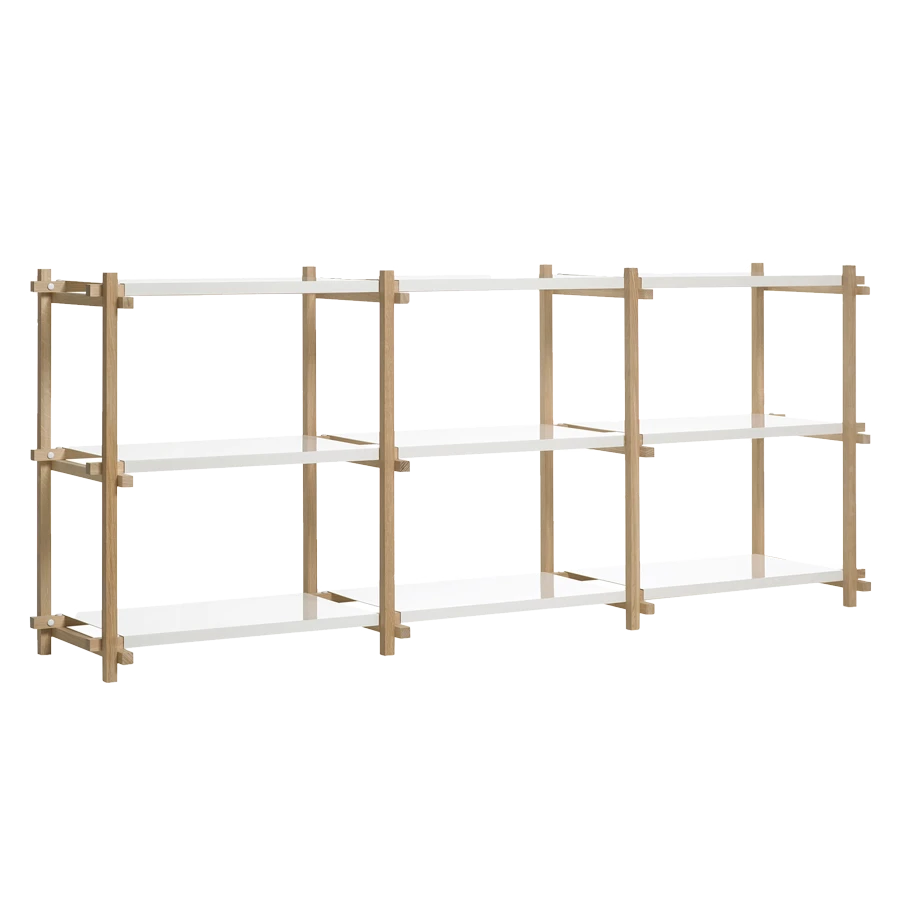HAY | Woody Shelves - Low - Triple HAY | Woody Shelves - Low - Triple -Home Product Store earl of east hay woody shelves single low triple