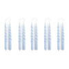 HAY | Mini Swirl Candle-Set Of 10 - Light Blue -Home Product Store earl of east mini swirl candle light blue