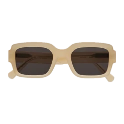 Monokel Eyewear | Apollo Sand Frame - Grey Solid Lens