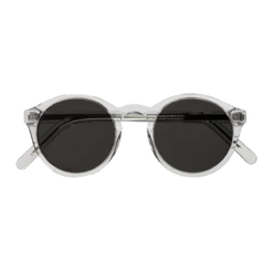 Monokel Eyewear | Barstow Crystal Frame - Grey Solid Lens