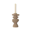 Ferm LIVING | Yara Candle Holder - Large - Dark Sand -Home Product Store earl of east yara candle holder