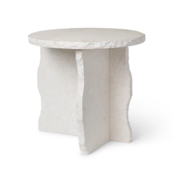 Ferm LIVING | Mineral Sculptural Table - Bianco Curia