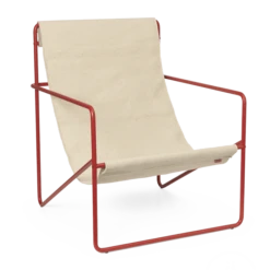 Ferm LIVING | Desert Lounge Chair - Cloud Cover -Home Product Store ferm living desert cloud cover red