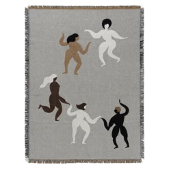 Ferm LIVING | Free Tapestry Blanket - Grey