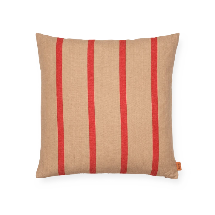 ferm LIVING | Grand Cushion - Camel/Red Ferm LIVING | Grand Cushion - Camel/Red -Home Product Store ferm living grand cushion red