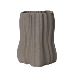 Ferm LIVING | Moire Vase - Small - Anthracite