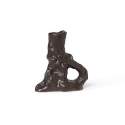 Ferm LIVING | Single Dito Candle Holder - Dark Brown