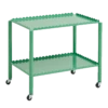 HAY | Arcs Trolly - Two Tier - Jade Green 2 HAY | Arcs Trolly - Two Tier - Jade Green -Home Product Store hay arcs trolly green 1