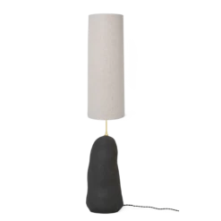 Ferm LIVING | Hebe Lamp Base & Shade - Large - Dark Grey 5 Ferm LIVING | Hebe Lamp Base & Shade - Large - Dark Grey -Home Product Store hebe lamp large grey natural shade