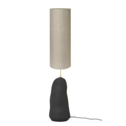 Ferm LIVING | Hebe Lamp Base & Shade - Large - Dark Grey 4 Ferm LIVING | Hebe Lamp Base & Shade - Large - Dark Grey -Home Product Store hebe lamp large grey sand shade