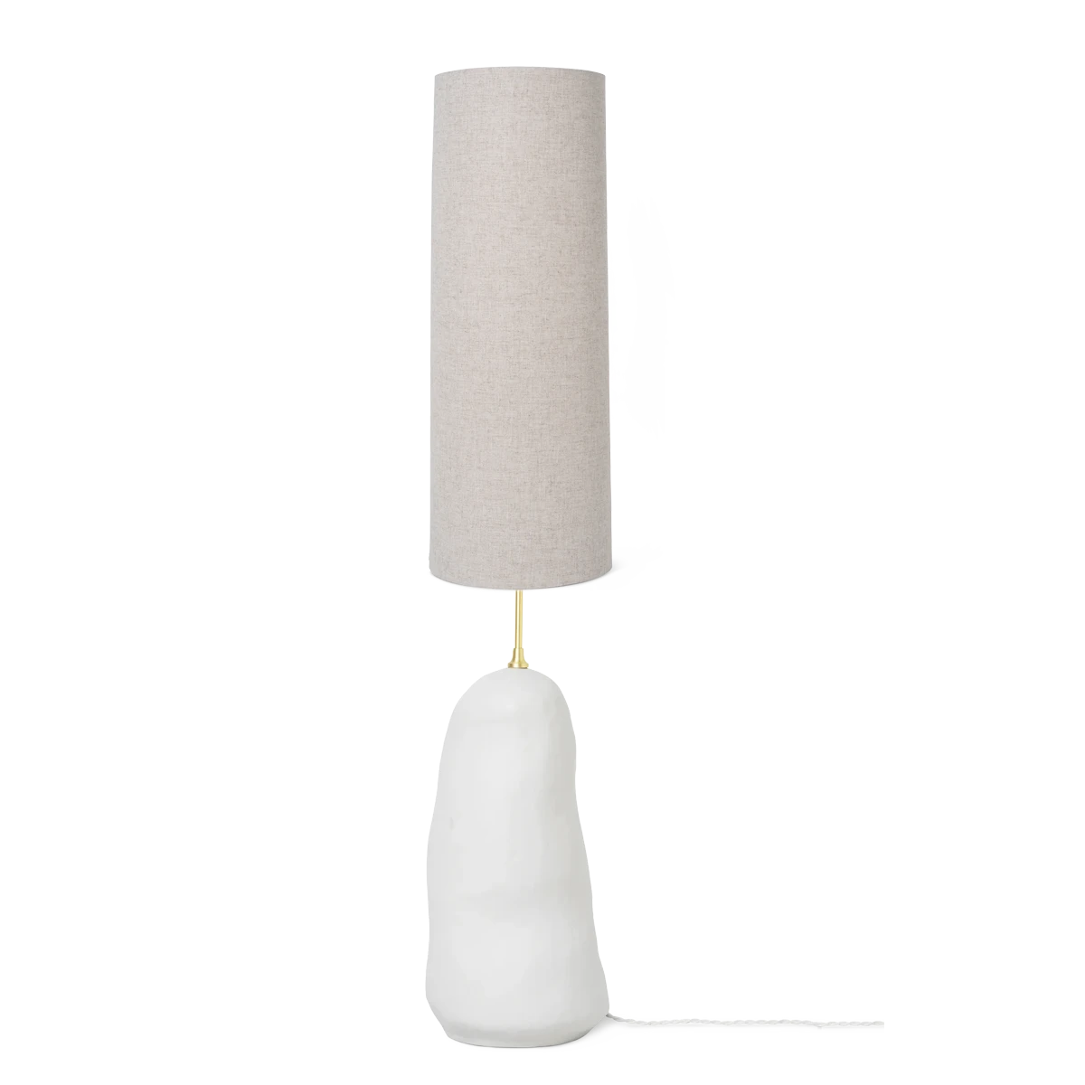 ferm LIVING | Hebe Lamp Base & Shade - Large - Off White Ferm LIVING | Hebe Lamp Base & Shade - Large - Off White -Home Product Store hebe lamp large white natural shade