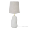 Ferm LIVING | Hebe Lamp Base & Shade - Medium - Off White -Home Product Store hebe lamp medium white natural shade