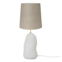 Ferm LIVING | Hebe Lamp Base & Shade - Medium - Off White -Home Product Store hebe lamp medium white sand shade