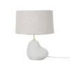 Ferm LIVING | Hebe Lamp Base & Shade - Small - Off White 2 Ferm LIVING | Hebe Lamp Base & Shade - Small - Off White -Home Product Store hebe lamp small white natural shade