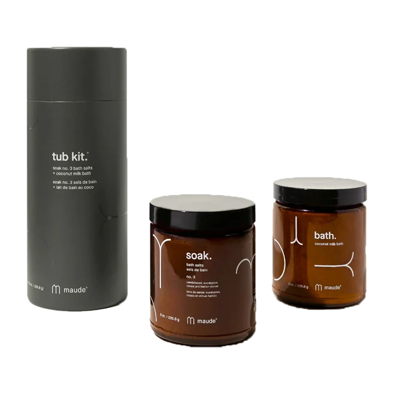 MAUDE | Tub Kit No. 3 - Soaking Salts & Coconut Milk Bath MAUDE | Tub Kit No. 3 - Soaking Salts & Coconut Milk Bath -Home Product Store maude tub kit no3