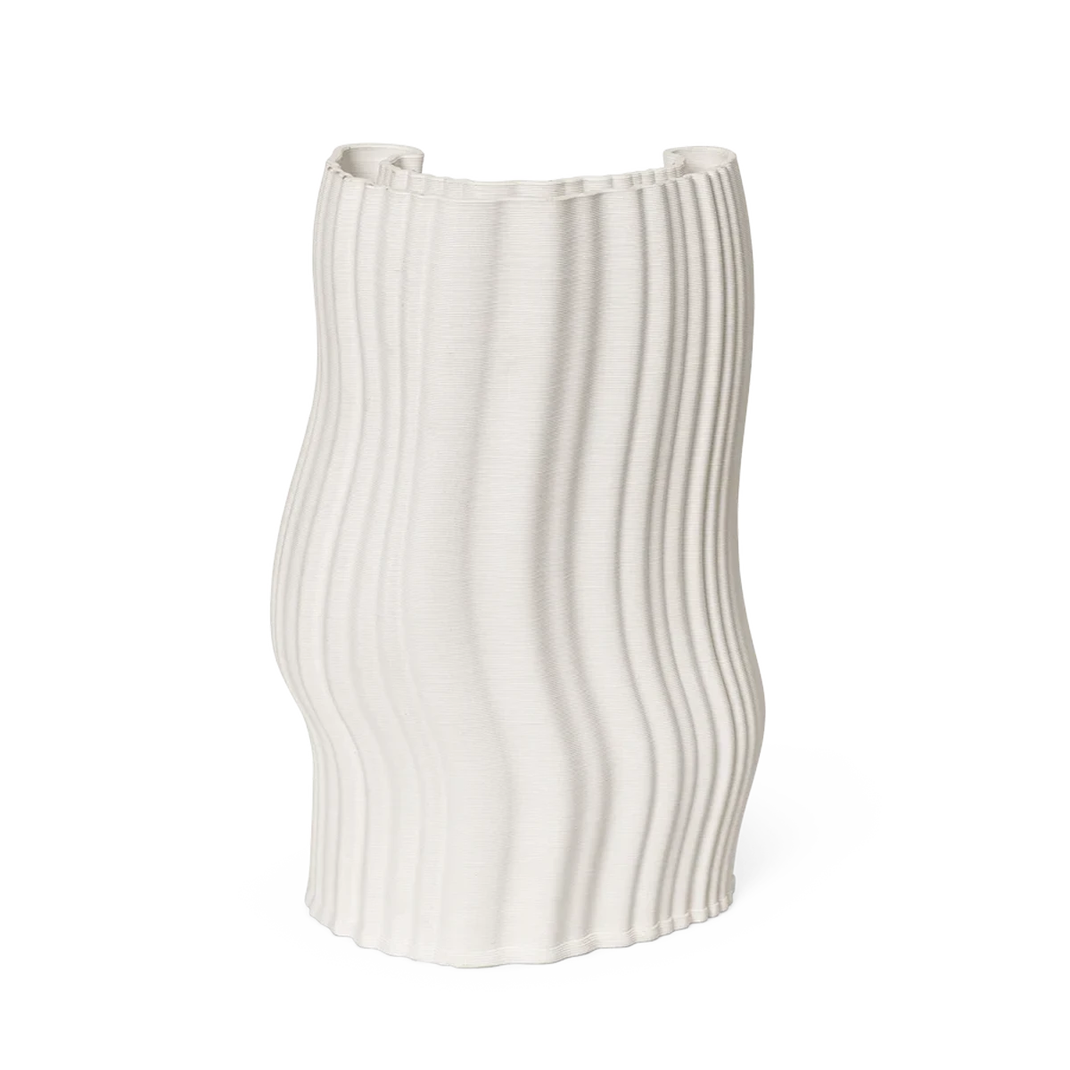 ferm LIVING | Moire Vase - Off White Ferm LIVING | Moire Vase - Off White -Home Product Store moire vase 2