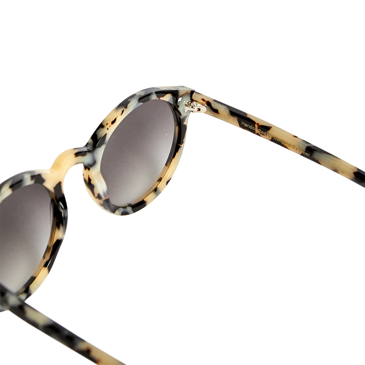 Monokel Eyewear | Barstow Black & White Havana Frame - Grey Gradient Lens Monokel Eyewear | Barstow Black & White Havana Frame - Grey Gradient Lens -Home Product Store monokel barstow black white 3 EOE 1