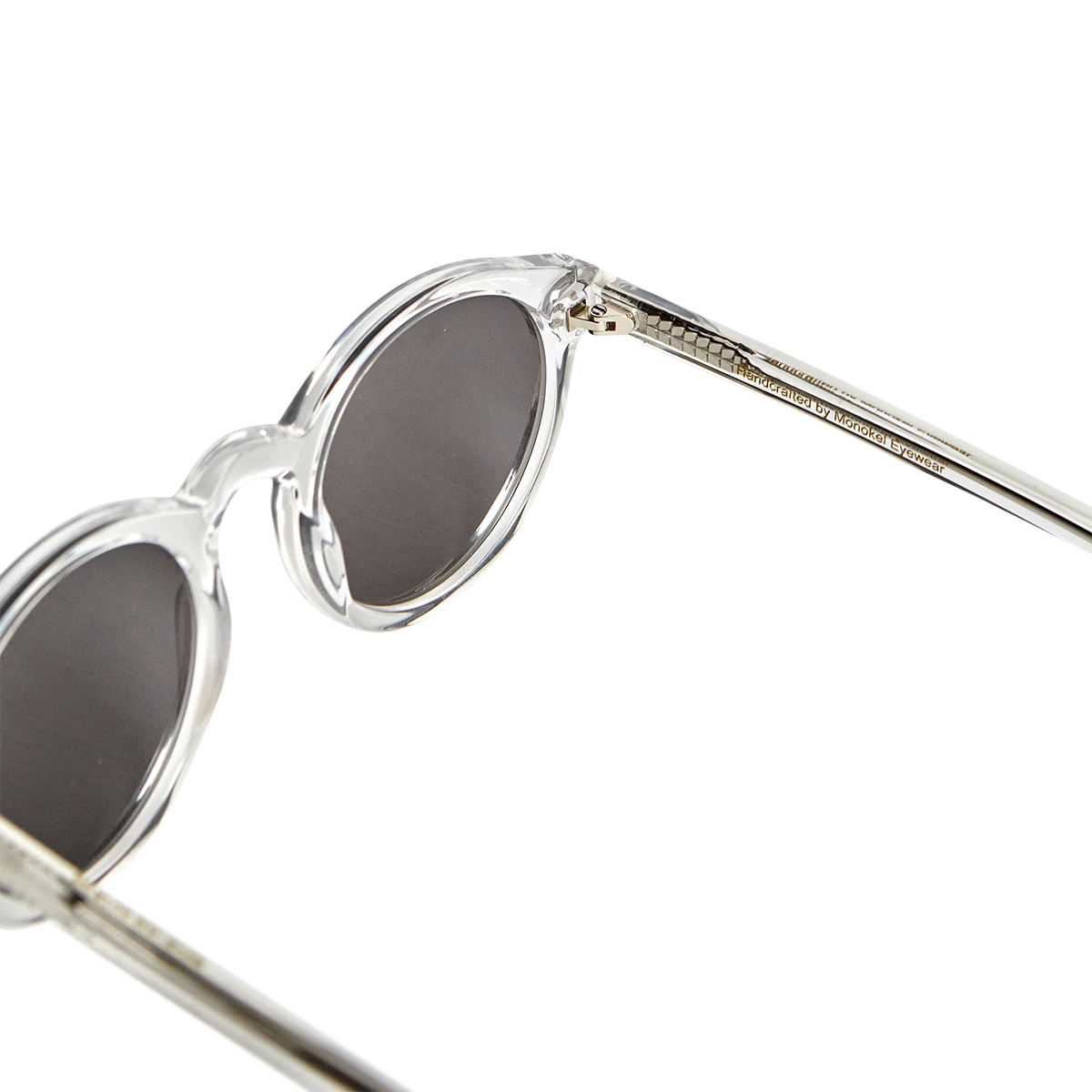 Monokel Eyewear | Barstow Crystal Frame - Grey Solid Lens Monokel Eyewear | Barstow Crystal Frame - Grey Solid Lens -Home Product Store monokel barstow crystal 3 EOE