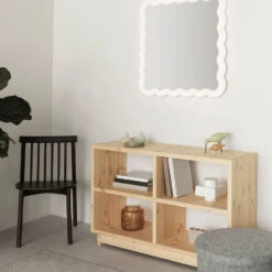 Normann Copenhagen | Plank Bookcase - Pine - High -Home Product Store normann bookcase lifestyle 1 7ec77699 052d 486d 9b07 d5b98d09ace1