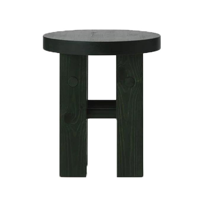 Normann Copenhagen | Fyr Stool - Dark Green Normann Copenhagen | Fyr Stool - Dark Green -Home Product Store normann copenhagen wooden stool green 2