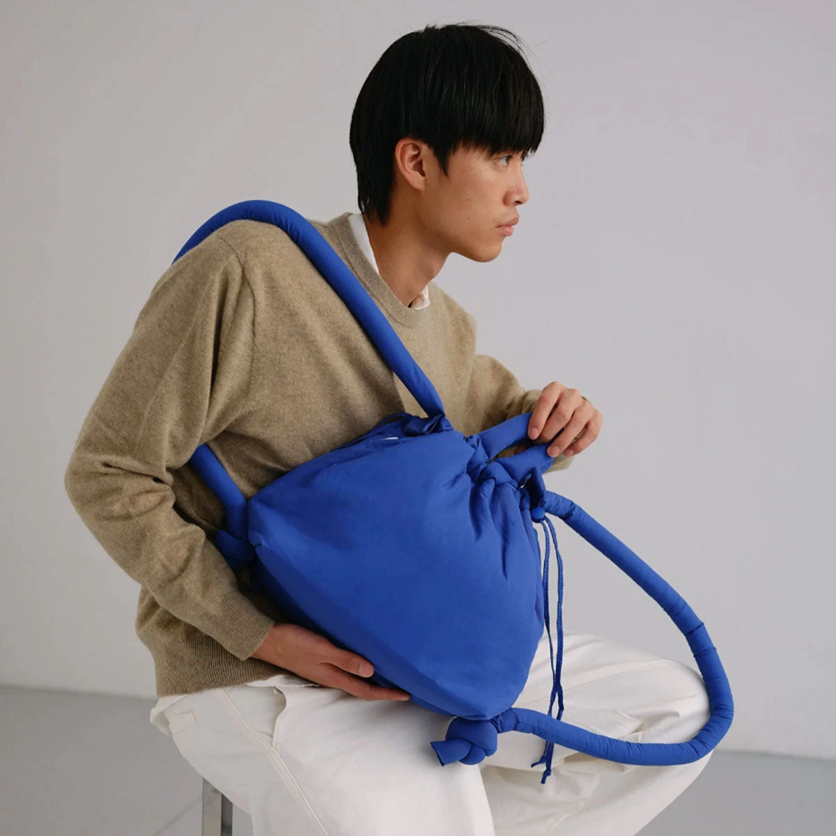 Ölend | Ona Soft Bag - Cobalt Blue Ölend | Ona Soft Bag - Cobalt Blue -Home Product Store olend ona bag blue lifestyle 3